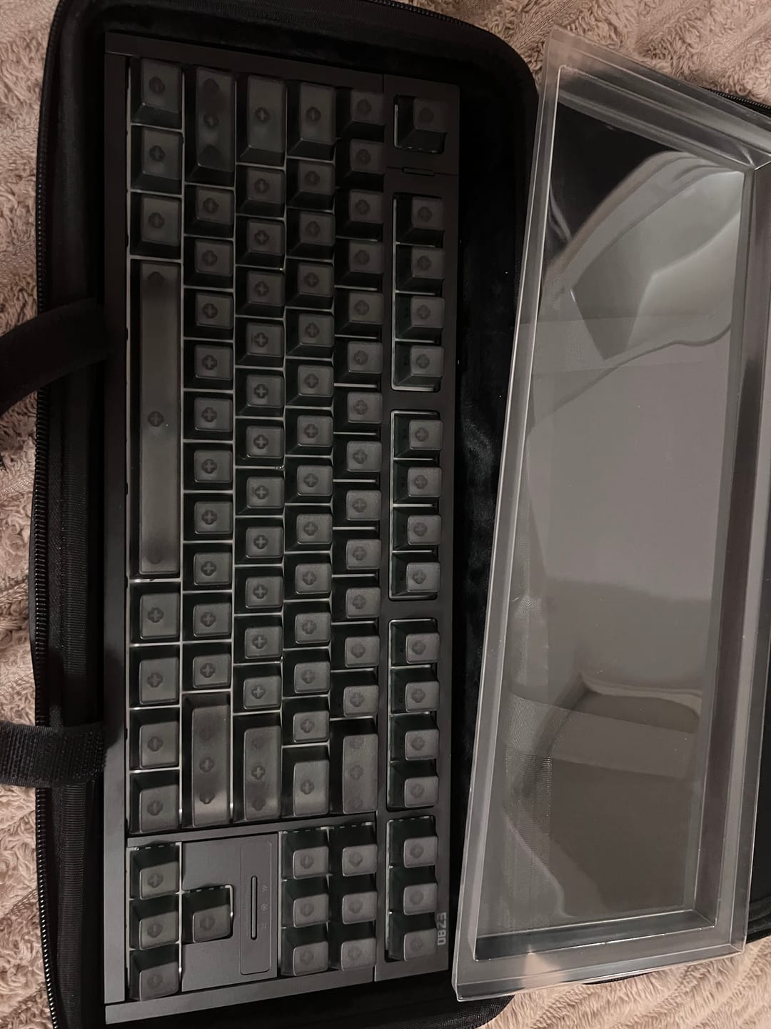 Customer photo review of IQUNIX EZ80 Magnetic Switch Hall Effect Gaming Keyboard