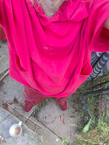 Customer photo review of Plus Size Women Summer Casual Pure Color Hooded Cotton Shirt