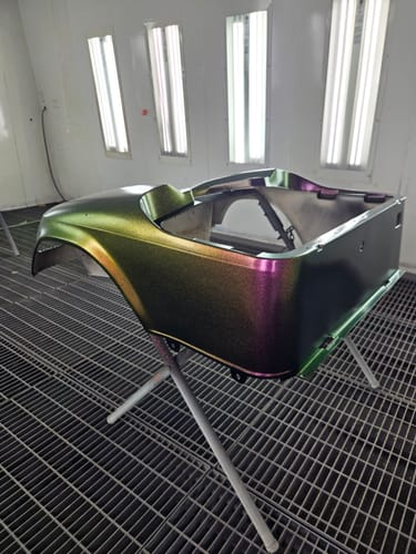 Customer photo review of Hades SuperFlake Paint Basecoat Midcoat