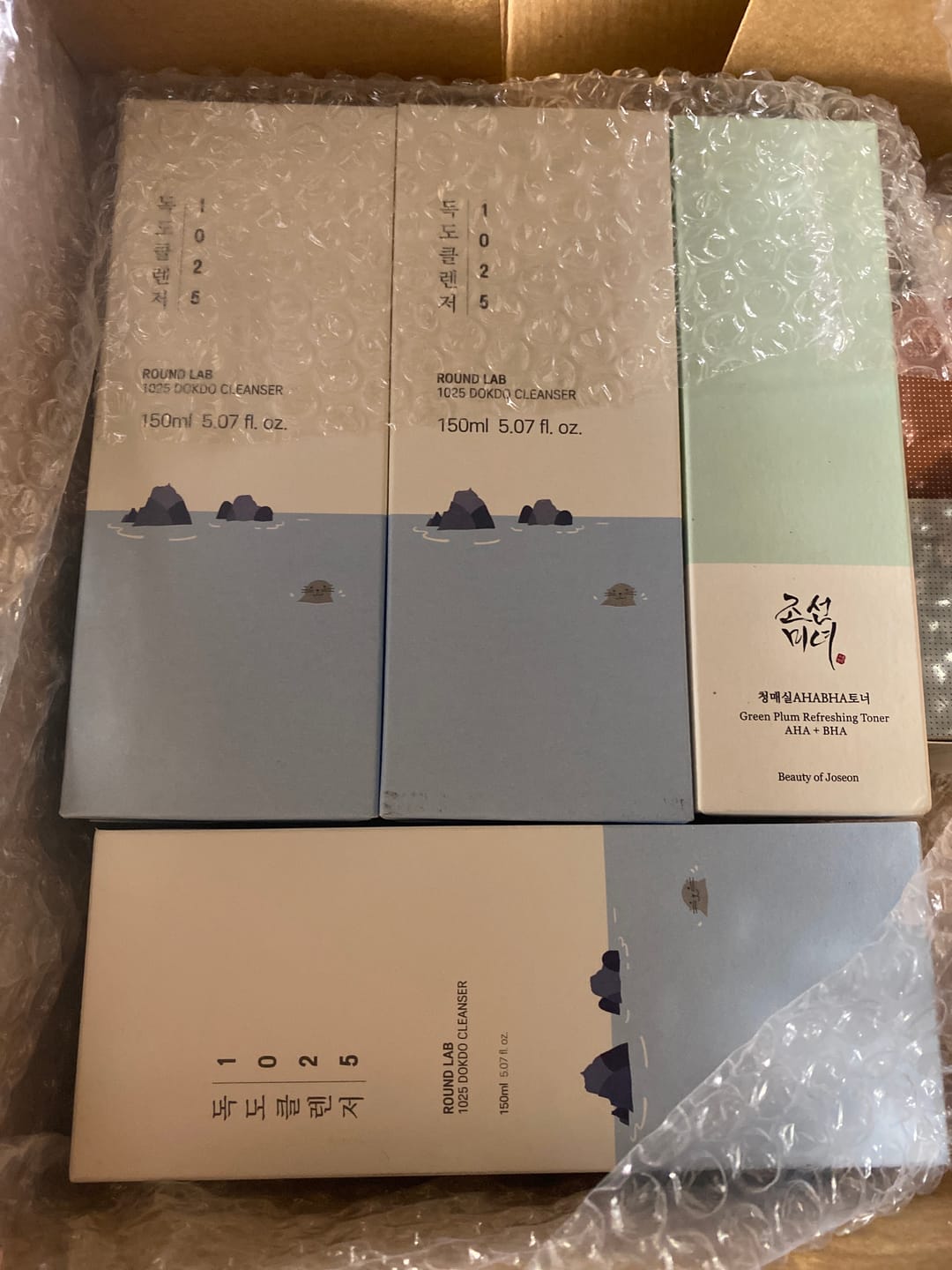 Customer photo review of Maigas putiņas sejas mazgāšanai ar jūras ūdeni Round Lab1025 Dokdo Cleanser