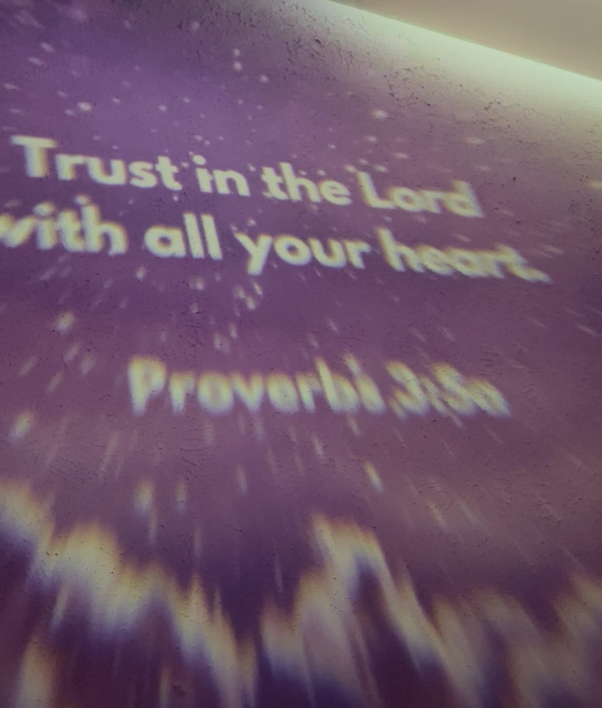 Customer photo review of (GIFTING OFFER) Godisabove Bible Verse Projector (6 Free Scripture Discs Included)