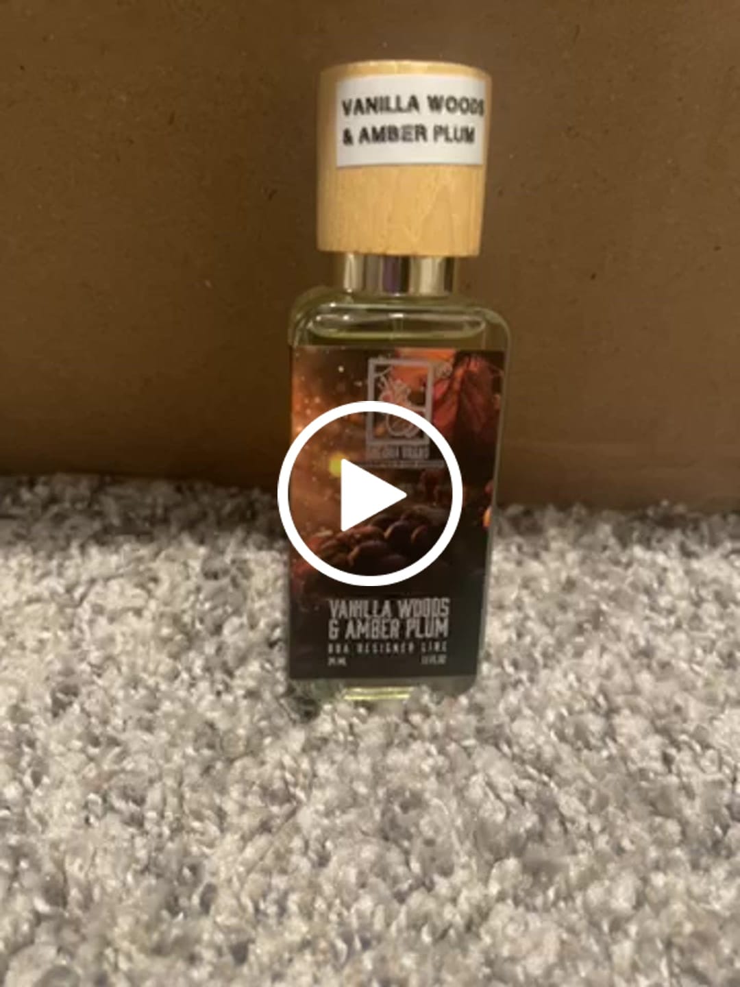 Customer video review of Vanilla Woods & Amber Plum