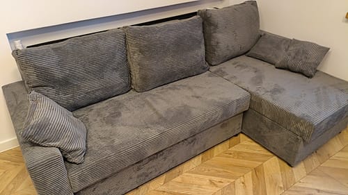 Customer photo review of Narożnik NEO BP sztruks