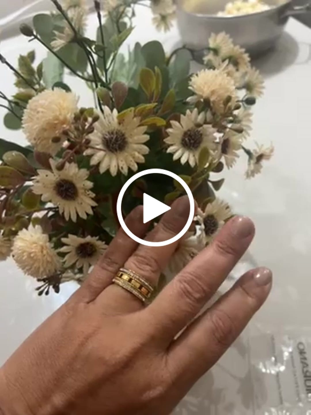Customer video review of Anel Impulse Banhado em Ouro 18K