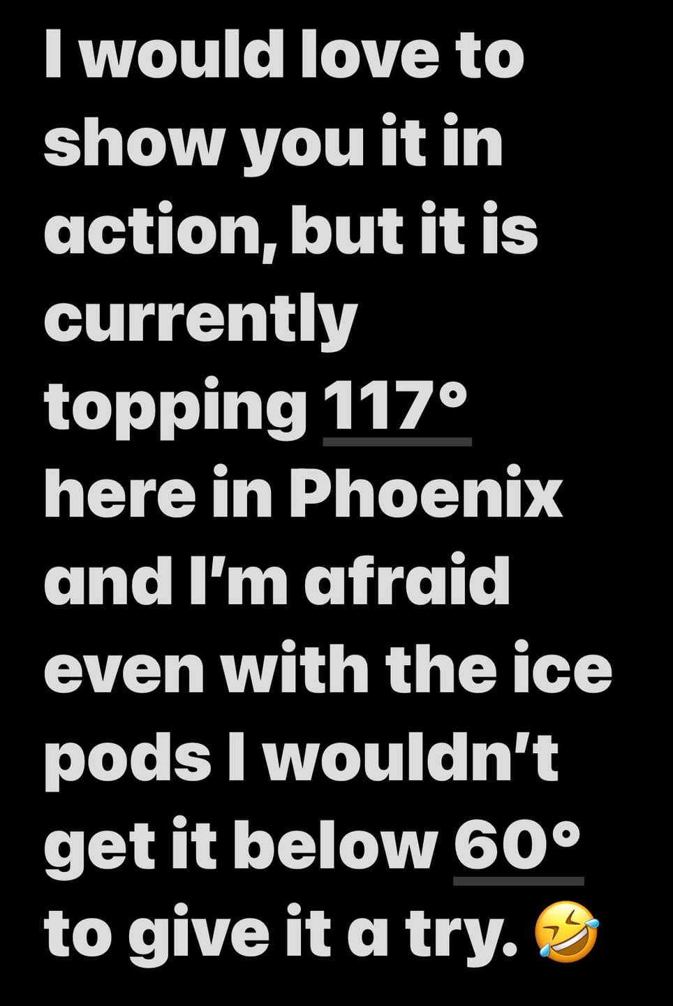 Customer photo review of The Ice Brick