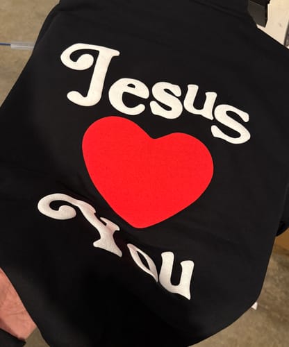 Customer photo review of THE LOVE HOODIE - BLACK