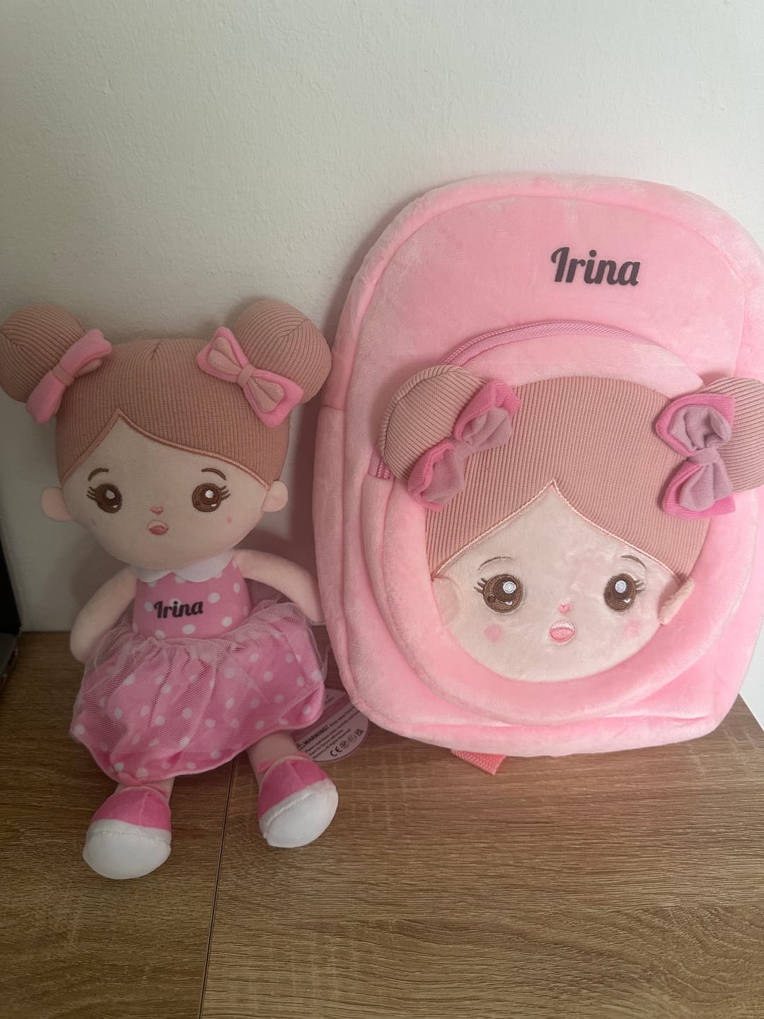 Customer photo review of personalisierte Puppen und personalisierte Rucksäcke【Kaufen Sie 2 und erhalten Sie 15 % Rabatt】