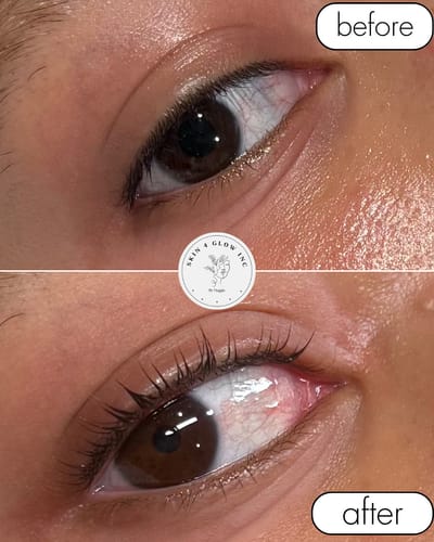 Customer photo review of BOO- Pure Care Lash & Brow Lift Pack *PRE-ORDER