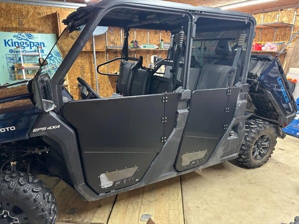 Customer photo review of Aluminum 4pcs Half Doors for CFMOTO Uforce 1000XL 2022-2024