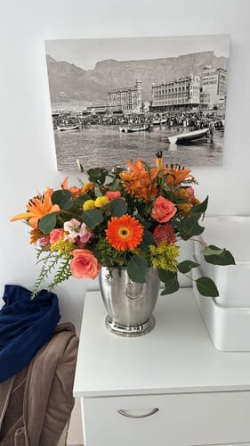Customer photo review of Sparkling Orange Bouquet