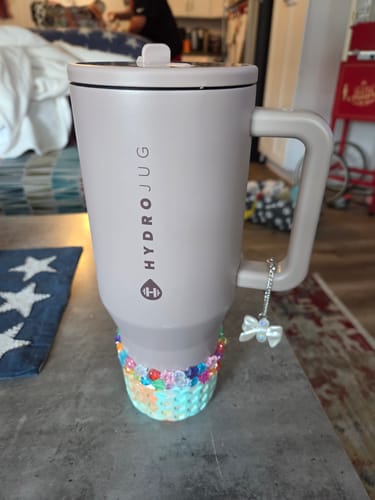 Customer photo review of Dreamy Waffle Tumbler Boot -Fall fits 20-40oz