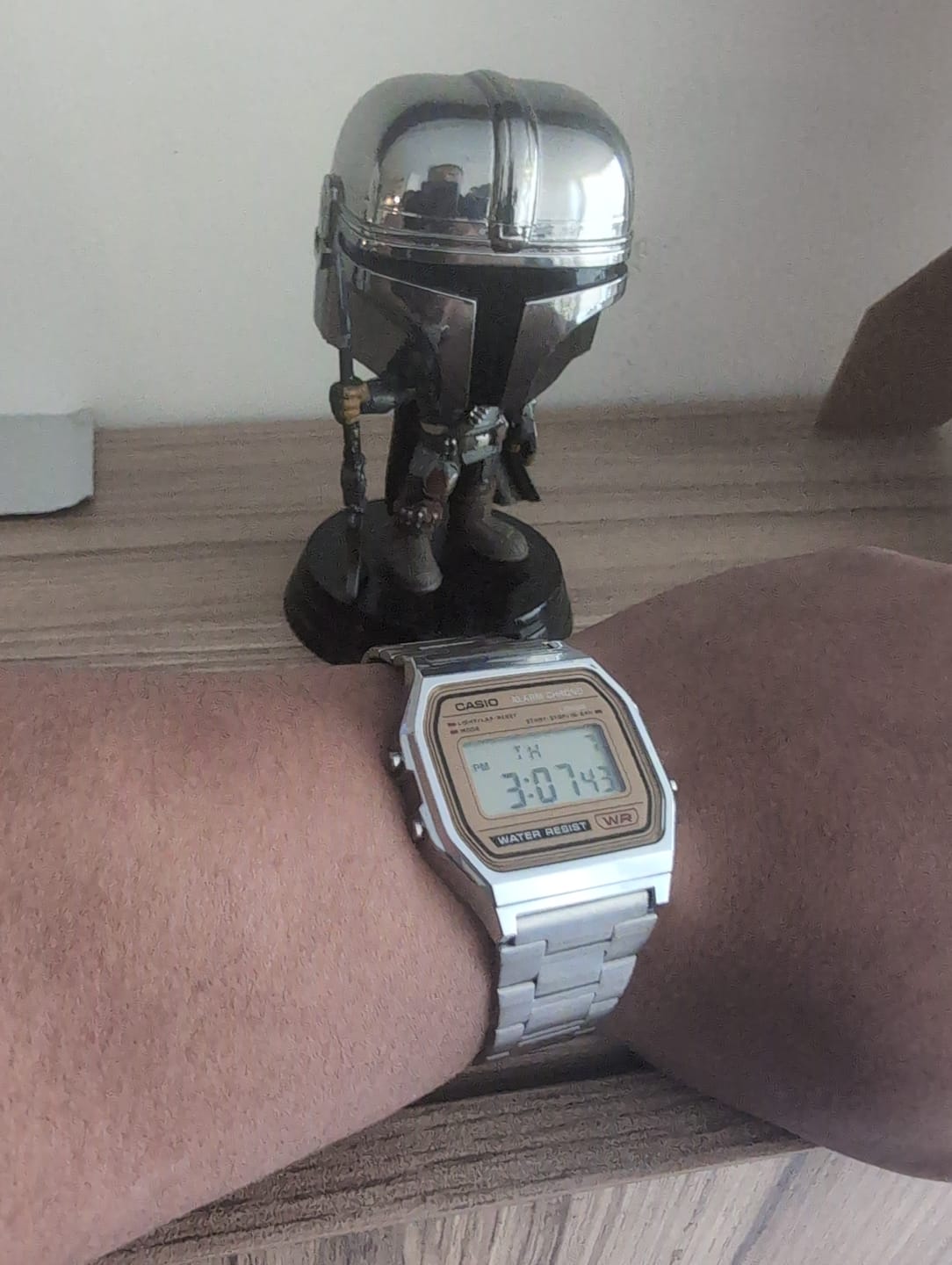 Customer photo review of Reloj Casio Vintage A158WEA-9EF Plateado [EXCLUSIVO]
