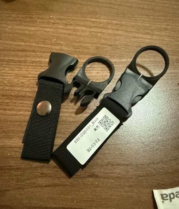 Customer photo review of Universal Bottle Holder Hook