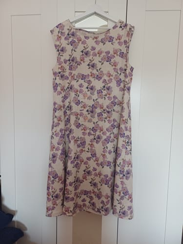 Customer photo review of Lilac Blossom Linen Viscose Fabric