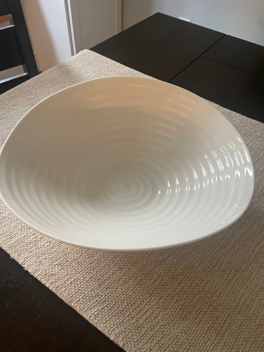 Customer photo review of Portmeirion Sophie Conran White Salad Bowl