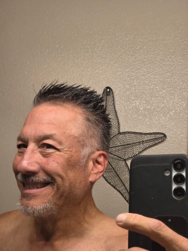 Customer photo review of Instant Dye Shampoo