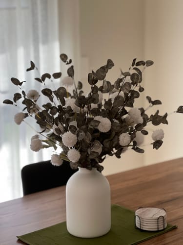 Customer photo review of Faux Arrangement - White & Green