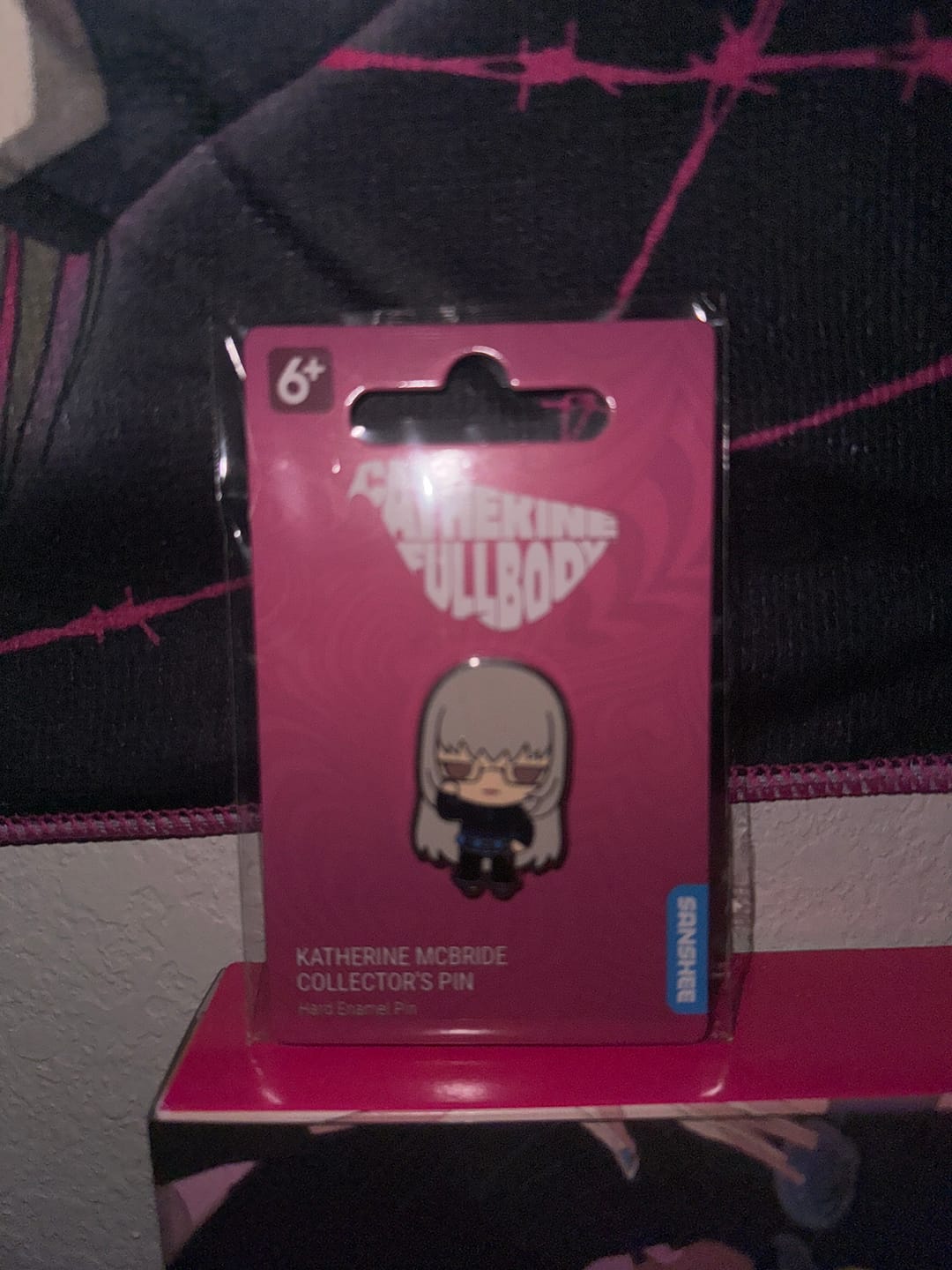 Customer photo review of Catherine: Full Body - Katherine McBride Collector's Pin