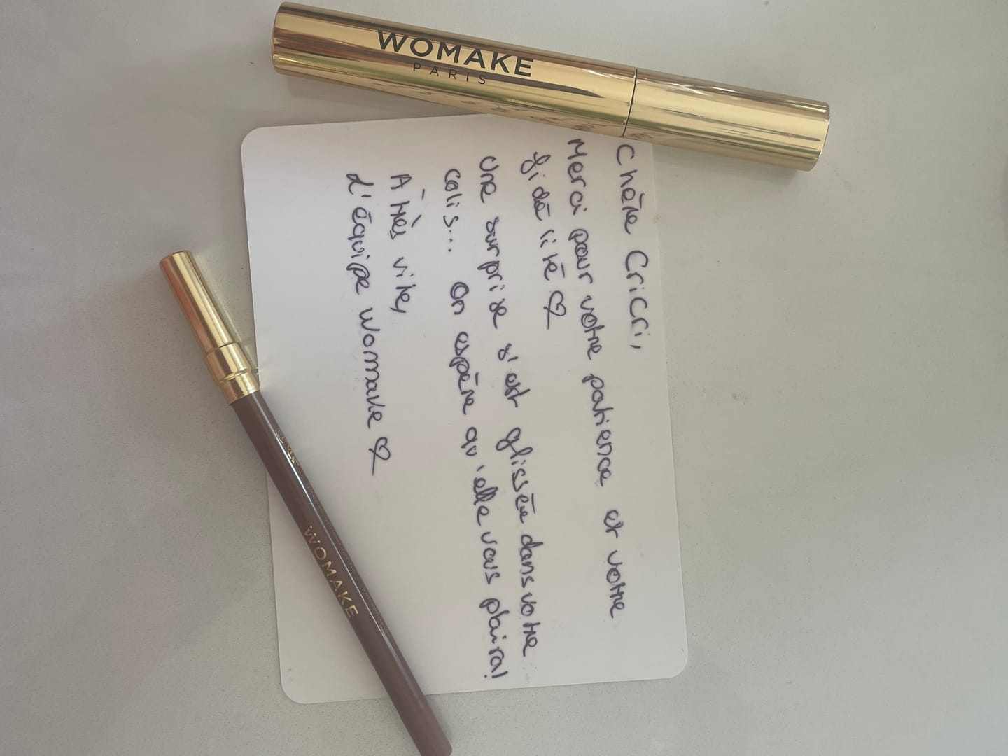 Customer photo review of MASCARA SOIN REVITALISANT (PRE-COMMANDE)