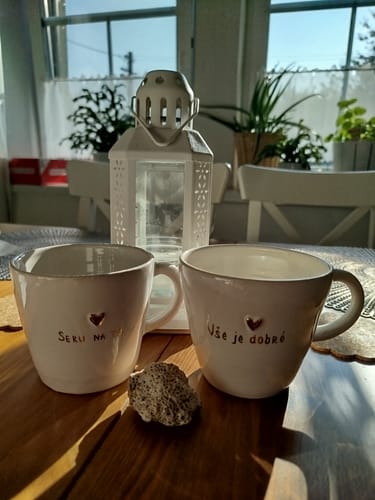 Customer photo review of Hrnek s nápisem Seru na to