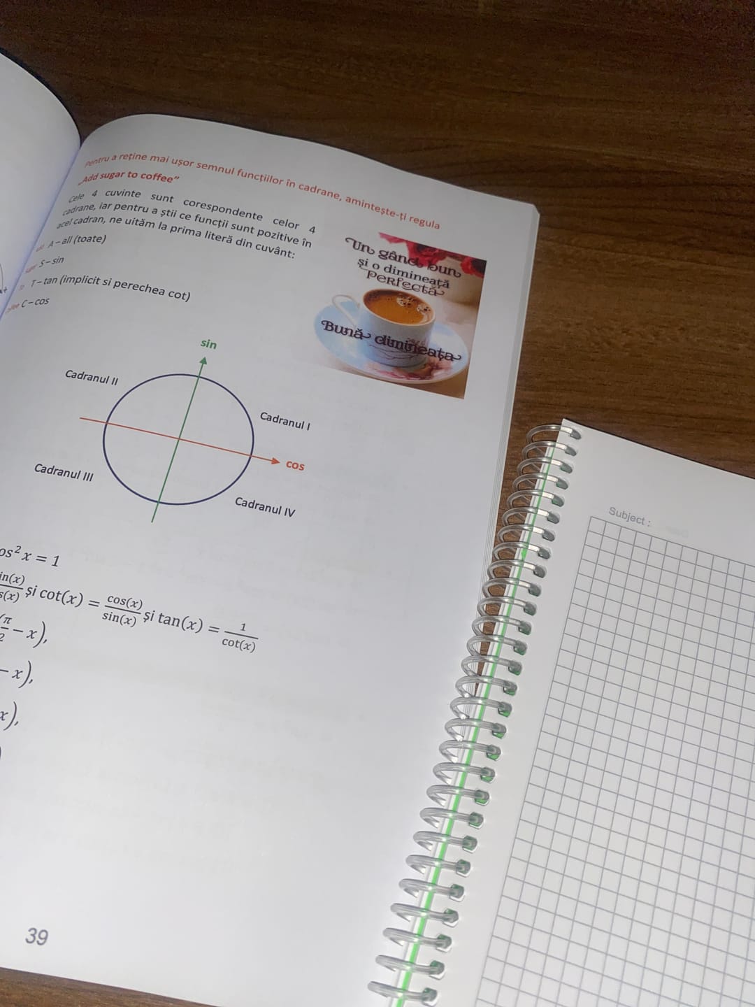 Customer photo review of Carte Matematică Bacalaureat (M1, M2, M3, M4) Bacademia