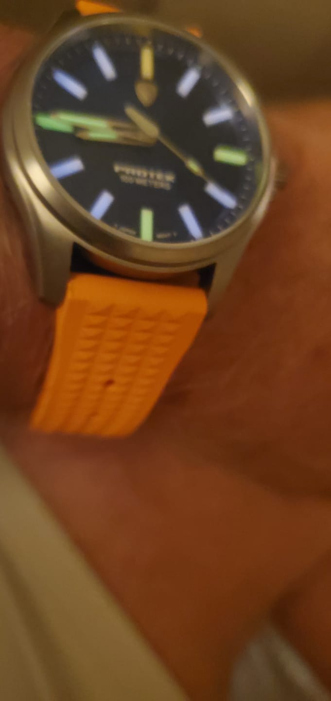 Customer photo review of Waffle Rubber - Orange