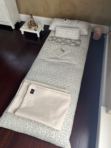 Customer photo review of Holly Sage Yoga Nidra and Meditation Comfort Bundle