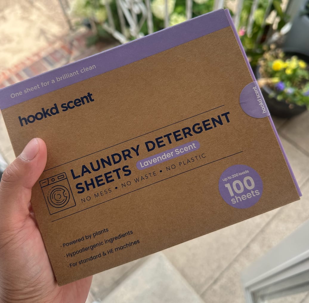 Customer photo review of Hook'd Laundry Detergent Sheet