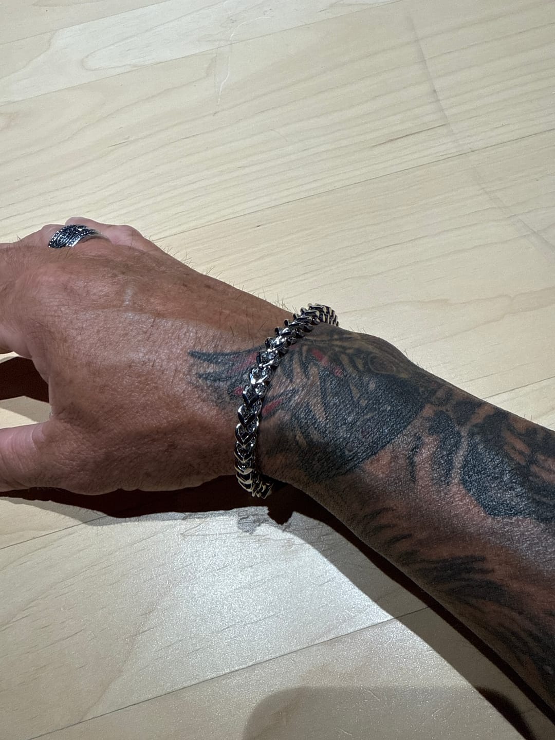 Customer photo review of Franco Link Bracelet | 6MM