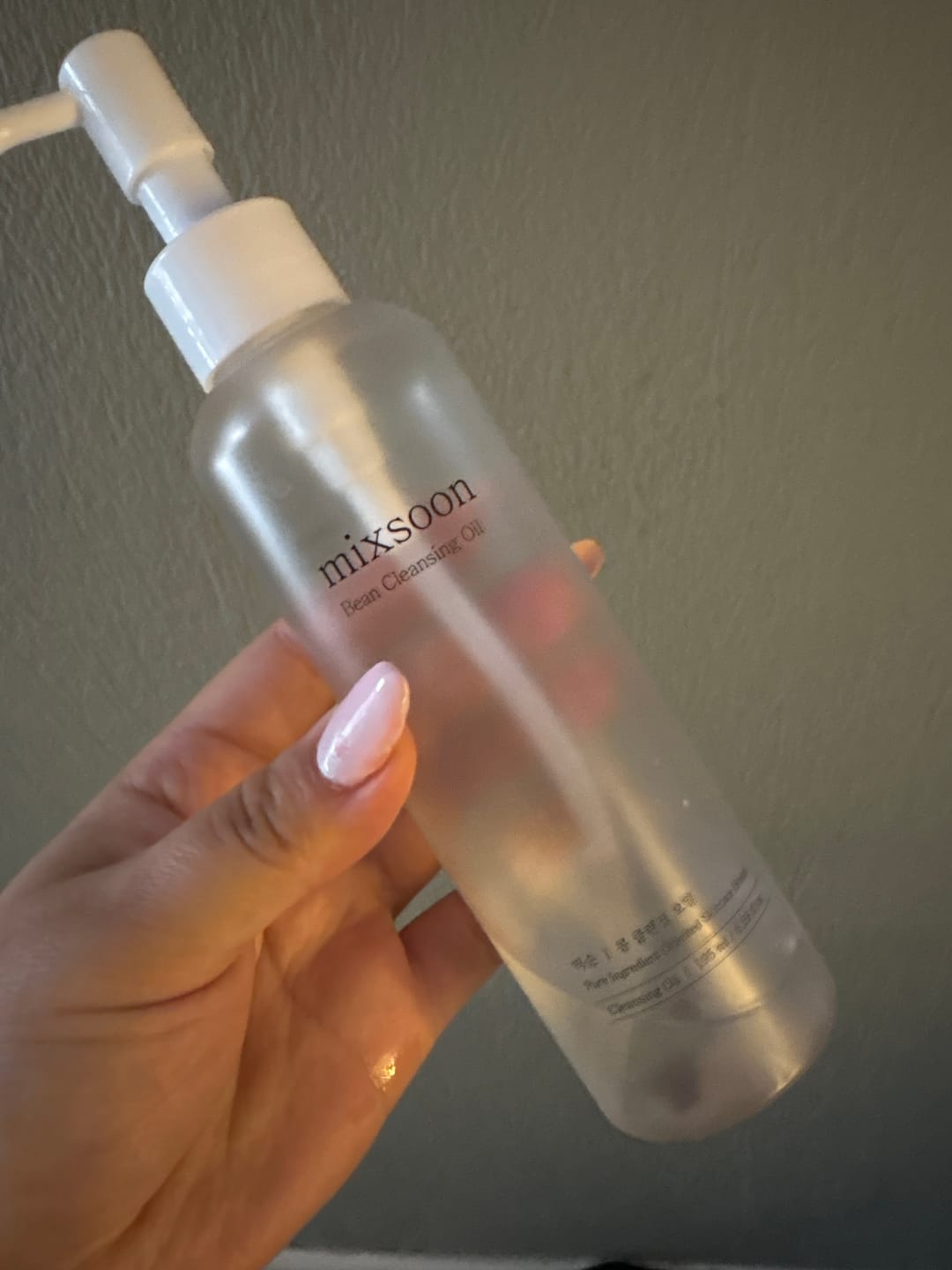 Customer photo review of Mixsoon Bean Cleansing Oil