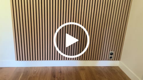Customer video review of Panneau acoustique en bois | Chêne Naturel | De première qualité