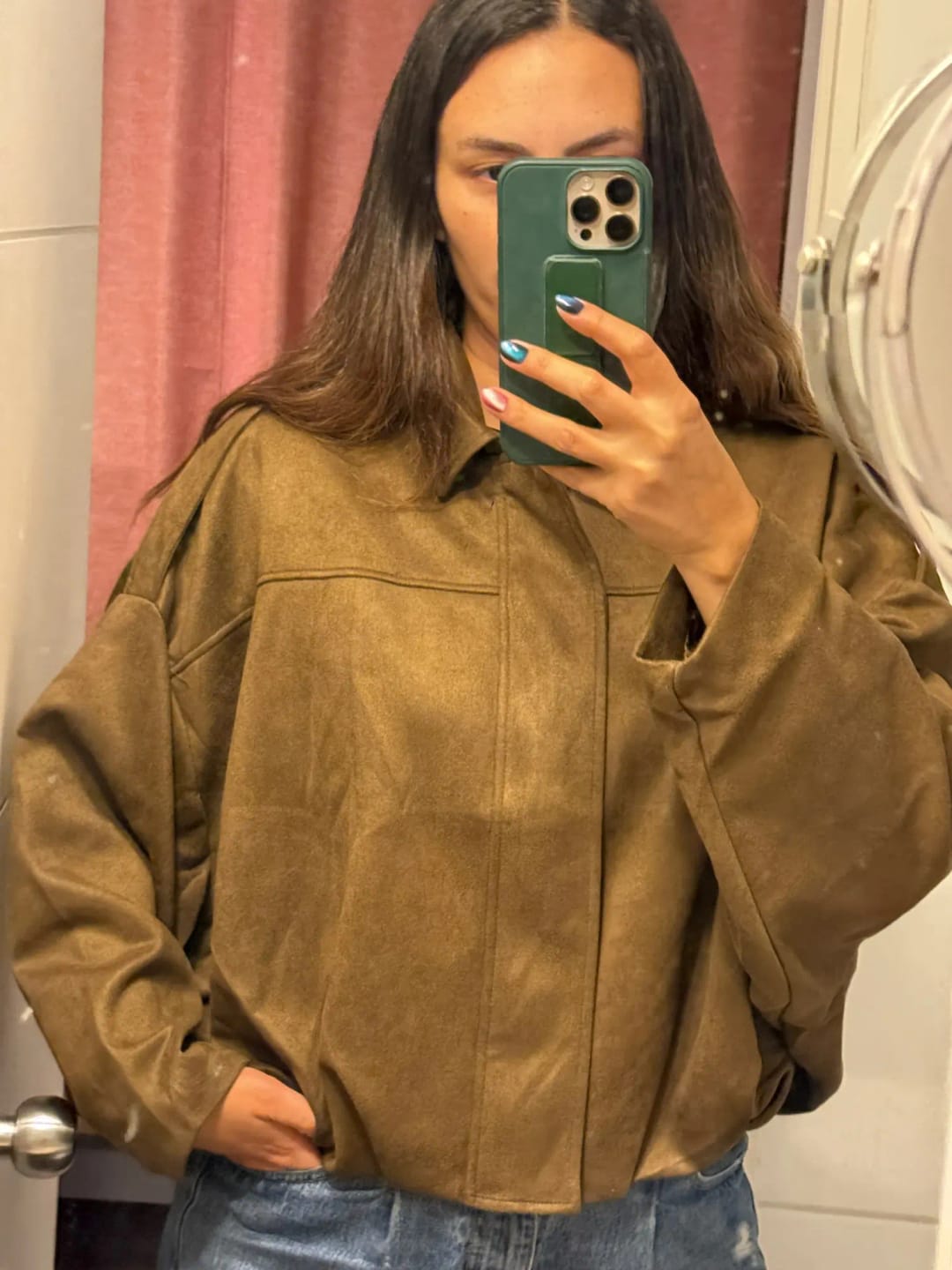 Customer photo review of Lara Bomber Jacket
