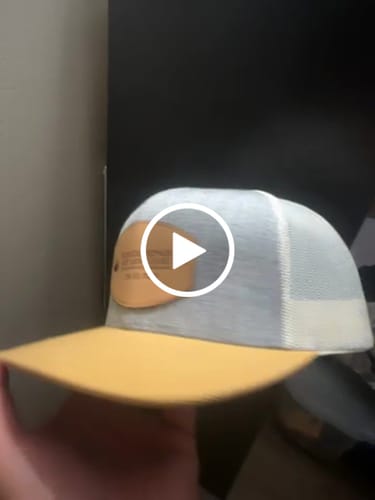 Customer video review of Custom Wool Blend Flatbill Trucker Hat - Richardson 511