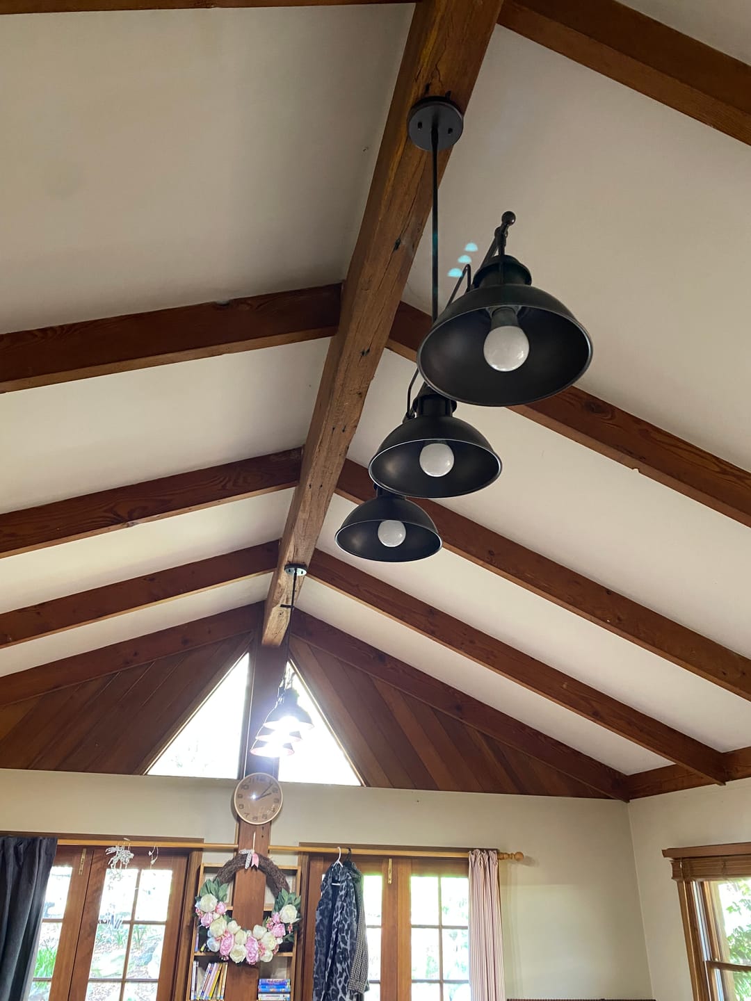 Customer photo review of Industrial 3-Light Dome Linear Pot Lid Pendant