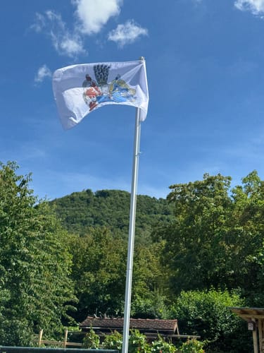 Customer photo review of Fahne inkl. Druck