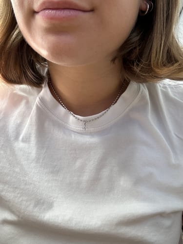 Customer photo review of Merveilles Necklace - Silver