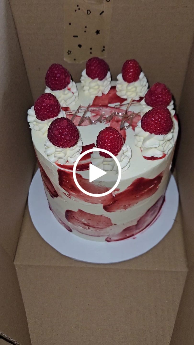 Customer video review of Raspberry Ripple Cake