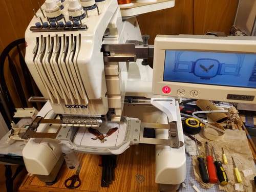 Customer photo review of Tubular Round Arm (A) Supply Assembly, Babylock #XF2222001