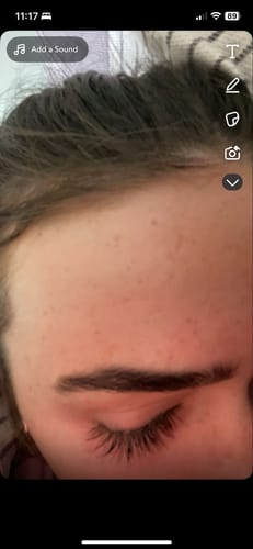 Customer photo review of iGlow Lash Maximizer - Lash Serum, 3 ml