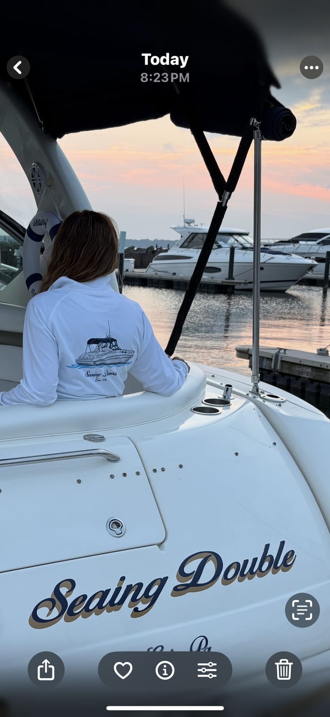 Customer photo review of Women's Custom Quarter Zip Performance Pullover