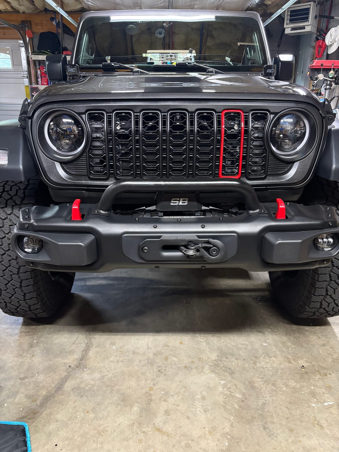 Customer photo review of Raptorized 2024 Jeep Wrangler JL Gladiator JT Grille