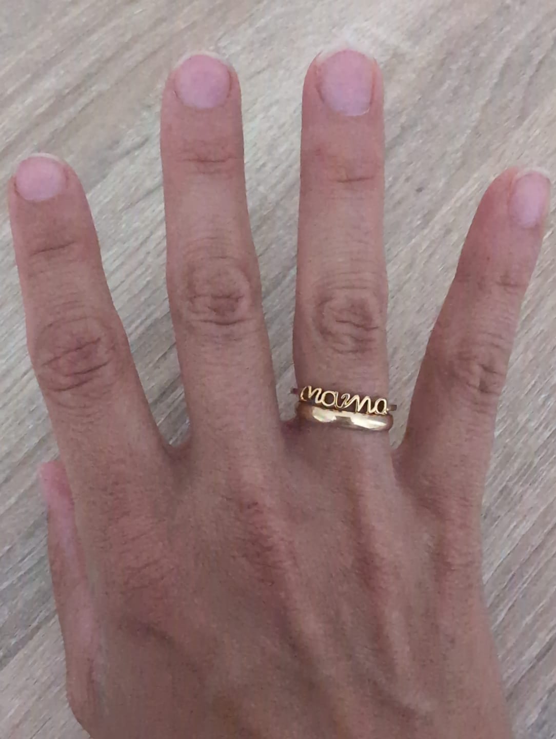 Customer photo review of Anillo Mama Ring