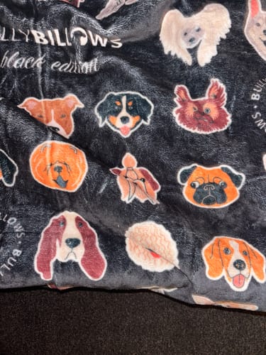 Kelly W. review of Black Edition | Luxury Dog & Human Blanket image 1 out of 1