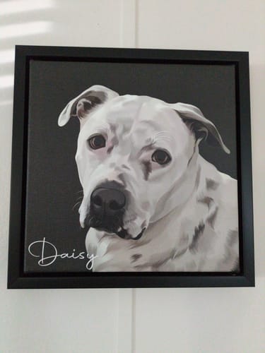 Customer photo review of Pet Art Canvas Wrap