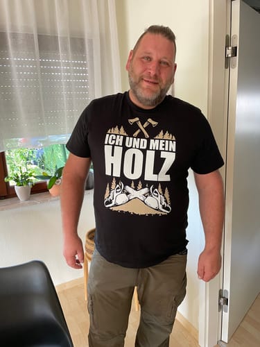 Customer photo review of ICH UND MEIN HOLZ - Bio Herren Shirt