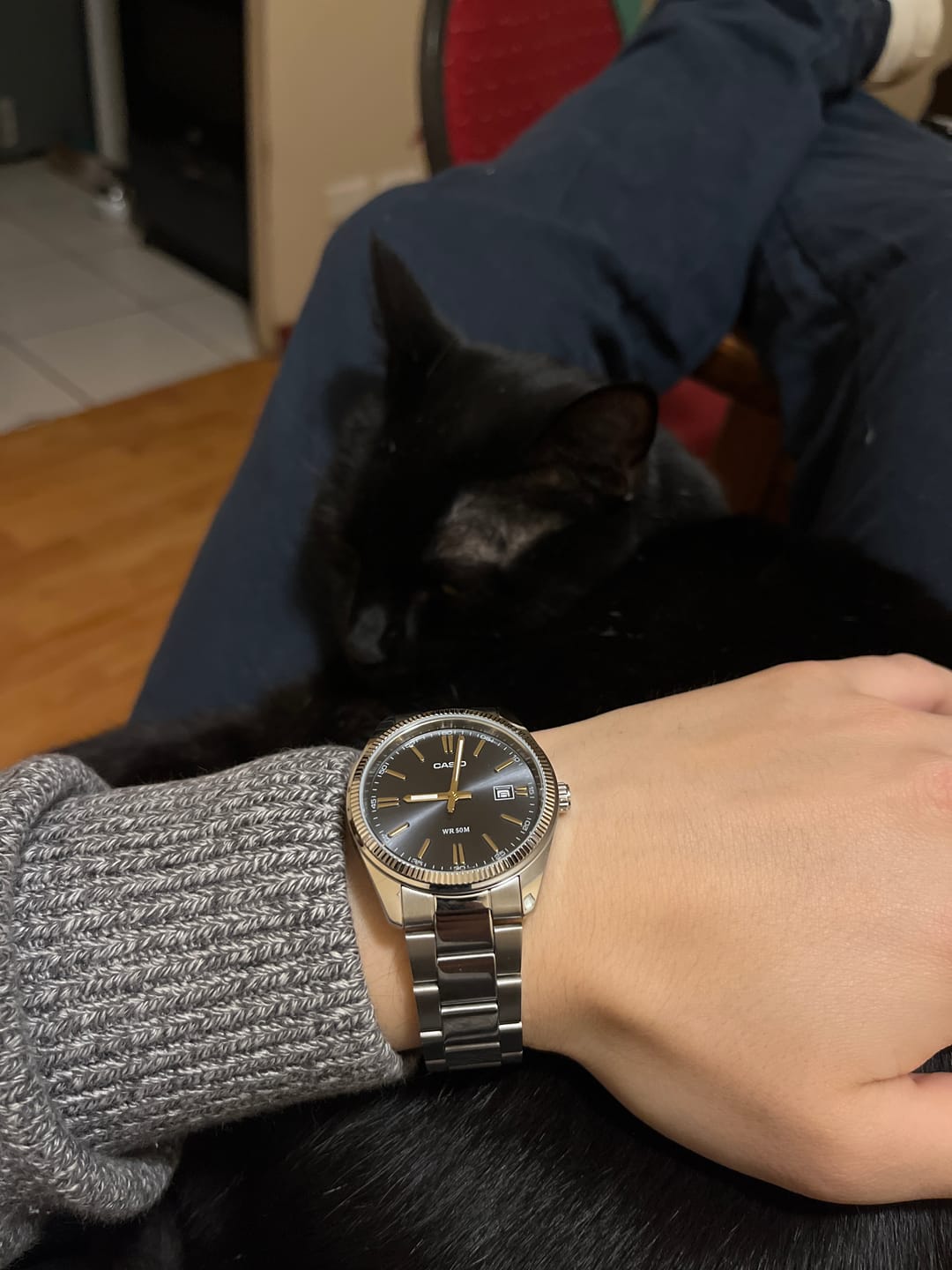 Customer photo review of Reloj Casio Análogo MTP-1302D-1A2V Negro 38,5mm