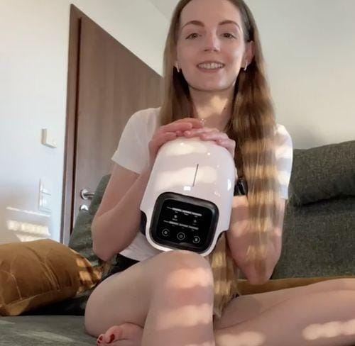 Customer photo review of RestoreKnee™ 2.0 - Knee Massager