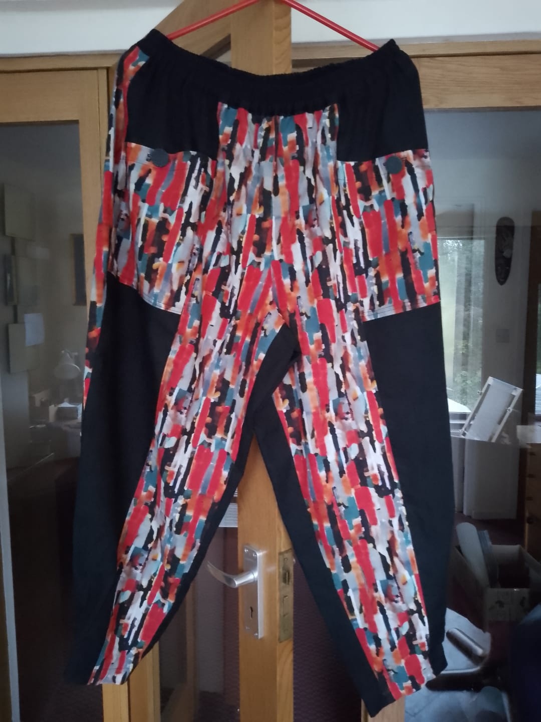 Customer photo review of Vibrant Waves Cotton Linen Blend Fabric