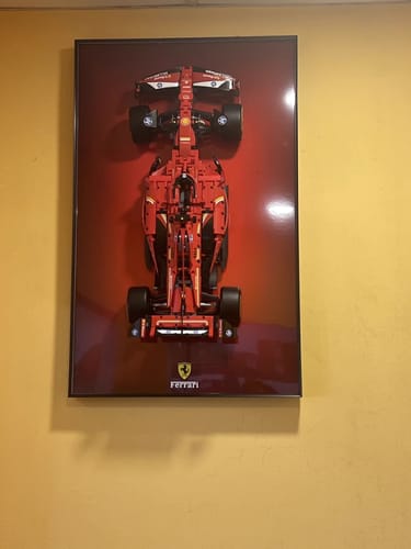 Customer photo review of Car Display Frame For LEGO® TECHNIC™ Ferrari F1 SF24 42207