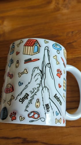 Customer photo review of Hunde Mama 3D Optik - Individuelle Tasse